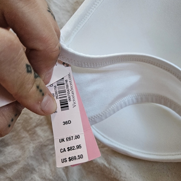 White Victoria's secret glitter bikini set - Picture 4 of 4